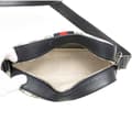 Miniatyrbild 4 av 10: Pre-owned Gucci Small GG Supreme Textured Dollar Calfskin Web Ophidia Camera Bag Brown