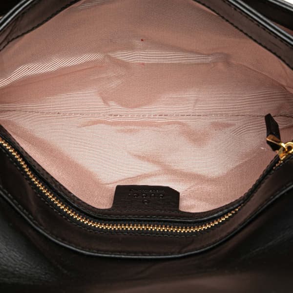 Pre-owned Gucci Small Leather Arli Crossbody Black