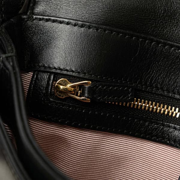 Pre-owned Gucci Small Leather Arli Crossbody Black