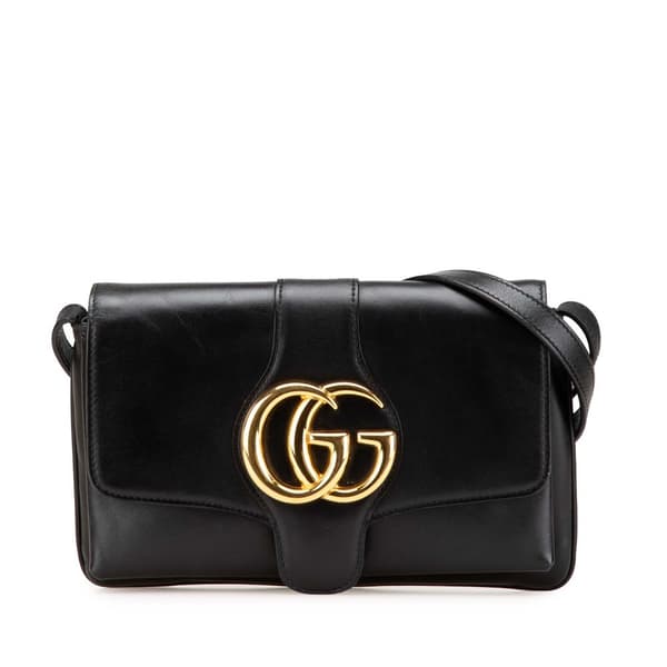 Pre-owned Gucci Small Leather Arli Crossbody Black