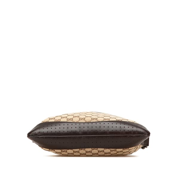 Pre-owned Gucci GG Canvas Crossbody Brown