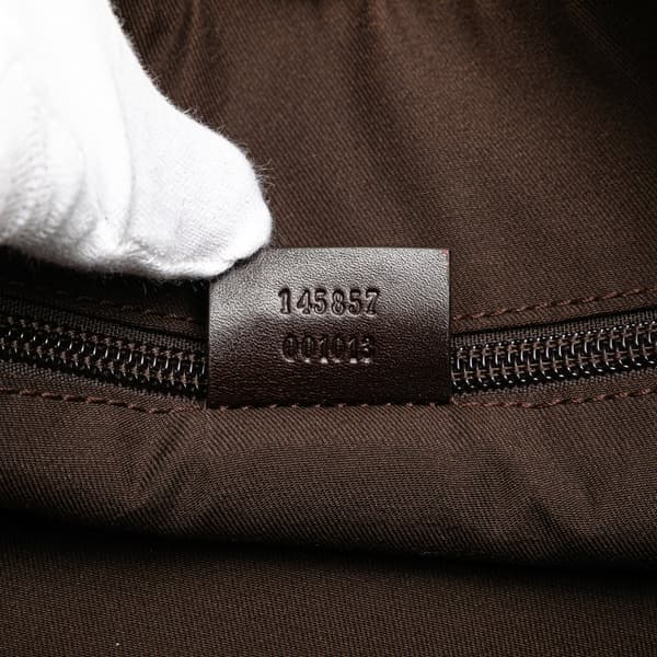 Pre-owned Gucci GG Canvas Crossbody Brown
