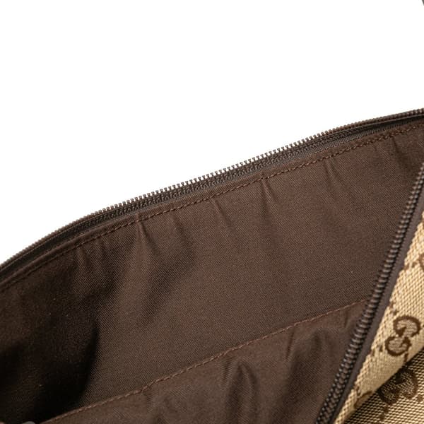 Pre-owned Gucci GG Canvas Crossbody Brown