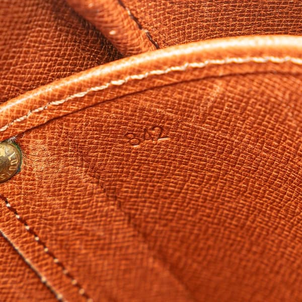 Pre-owned Louis Vuitton Monogram Cartouchiere GM Brown