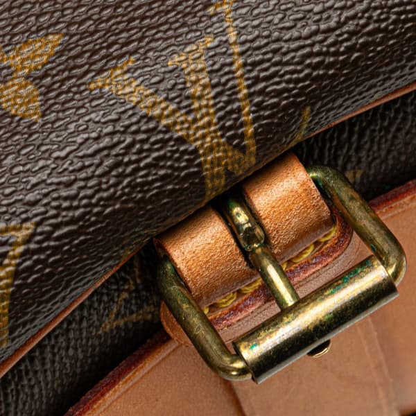 Pre-owned Louis Vuitton Monogram Cartouchiere GM Brown
