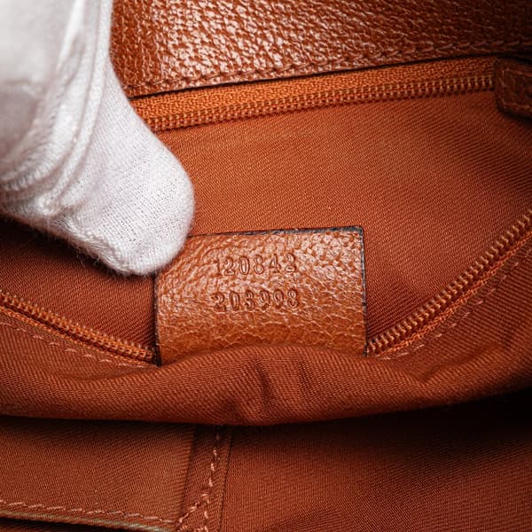 Pre-owned Gucci GG Canvas Eclipse Crossbody Brown