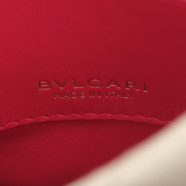 Pre-owned Bvlgari Serpenti Leather Cabochon Phone Case Crossbody Brown