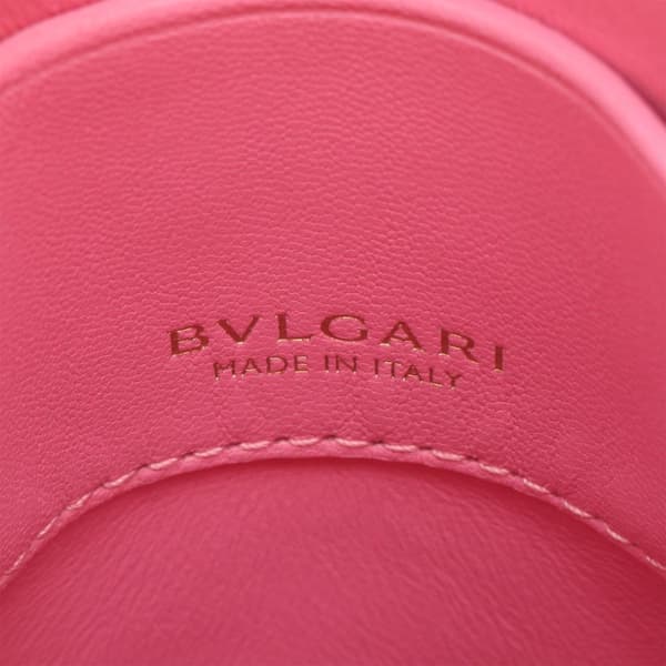 Pre-owned Bvlgari Serpenti Leather Cabochon Phone Case Crossbody Yellow