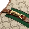 Miniatyrbillede 7 af 10: Pre-owned Gucci Mini GG Supreme Jackie 1961 Crossbody Brown