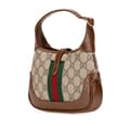 Miniatyrbillede 2 af 10: Pre-owned Gucci Mini GG Supreme Jackie 1961 Crossbody Brown
