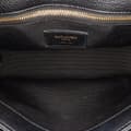 Miniatyrbillede 5 af 10: Pre-owned Saint Laurent Medium Leather Monogram Universite Bag Black