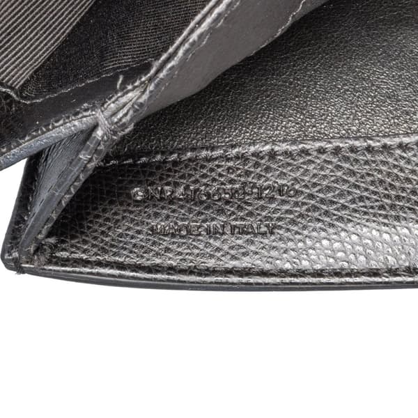 Pre-owned Saint Laurent Medium Leather Monogram Universite Bag Black
