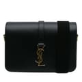 Miniatyrbillede 1 af 10: Pre-owned Saint Laurent Medium Leather Monogram Universite Bag Black
