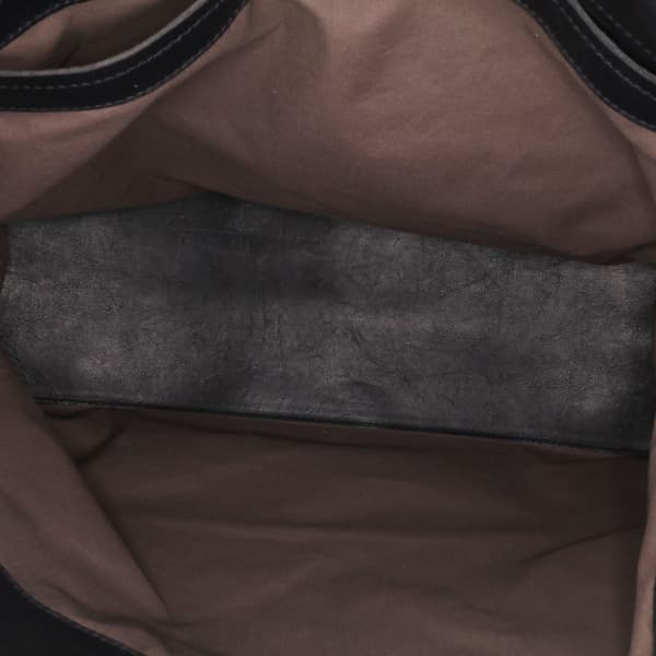 Pre-owned Bottega Veneta Nappa Intrecciato Flap Crossbody Black