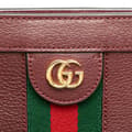Miniatyrbillede 9 af 10: Pre-owned Gucci Small Calfskin Ophidia Chain Crossbody Red