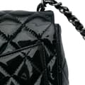 Pikkukuva 10 / 10: Pre-owned Chanel Mini Square Classic Patent Single Flap Blue