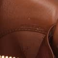 Miniatyrbilde 6 av 10: Pre-owned Burberry House Check Henley Canvas and Leather Wallet on Chain Brown