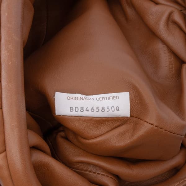 Pre-owned Bottega Veneta Lambskin The Mini Pouch Brown