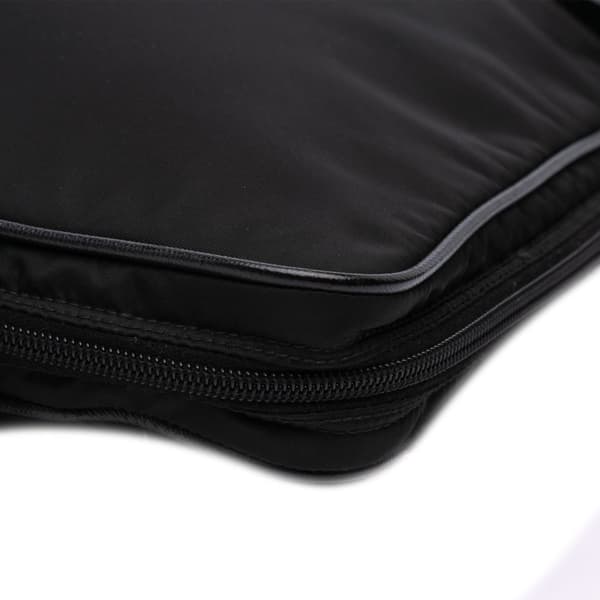 Pre-owned Prada Tessuto Zip Top Crossbody Black