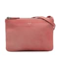 Miniatyrbild 1 av 10: Pre-owned Celine Small Lambskin Trio Crossbody Pink