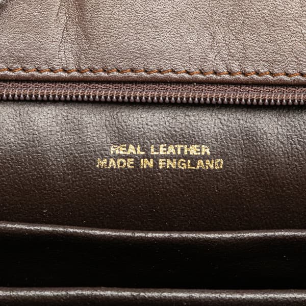 Pre-owned Burberry Haymarket Check Canvas Crossbody Brown