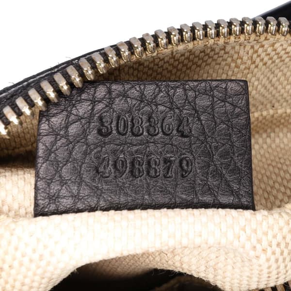 Pre-owned Gucci Leather Soho Disco Crossbody Black