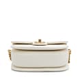 Pikkukuva 3 / 10: Pre-owned Chanel CC Quilted Lambskin Round Moon Messenger Flap White