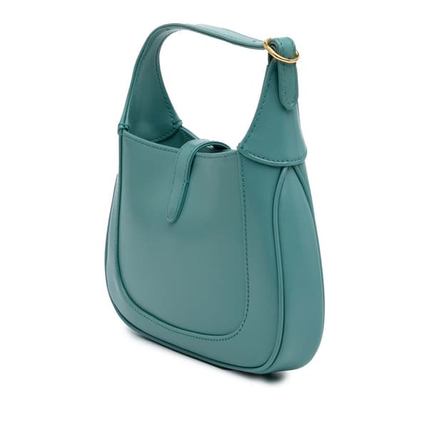 Pre-owned Gucci Mini Calfskin Jackie 1961 Crossbody Blue
