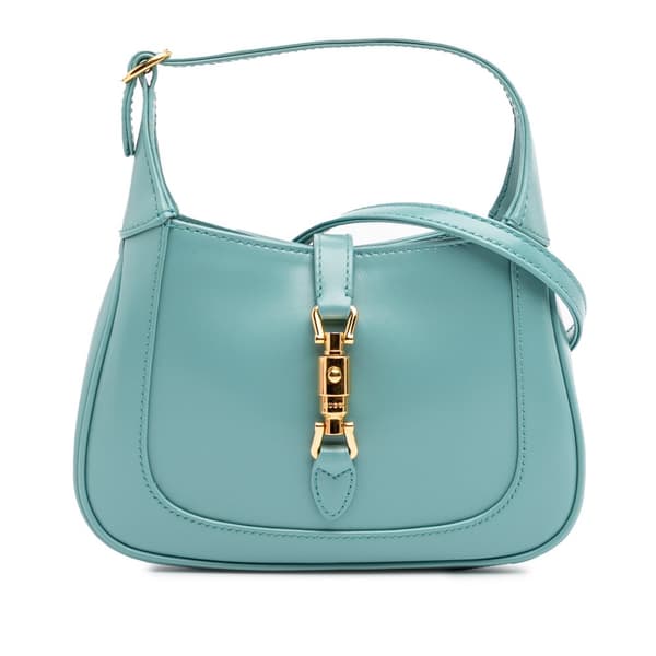 Pre-owned Gucci Mini Calfskin Jackie 1961 Crossbody Blue