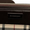 Miniatyrbild 5 av 10: Pre-owned Burberry House Check Canvas Crossbody Brown