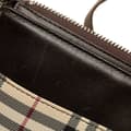 Miniatyrbild 7 av 10: Pre-owned Burberry House Check Canvas Crossbody Brown