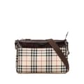 Miniatyrbild 1 av 10: Pre-owned Burberry House Check Canvas Crossbody Brown