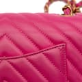 Pikkukuva 8 / 10: Pre-owned Chanel Mini Rectangular Classic Chevron Lambskin Single Flap Pink