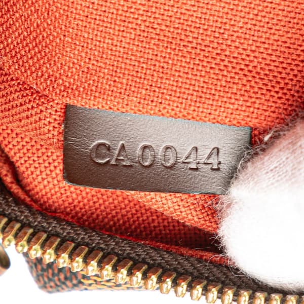 Pre-owned Louis Vuitton Damier Ebene Olav MM Brown