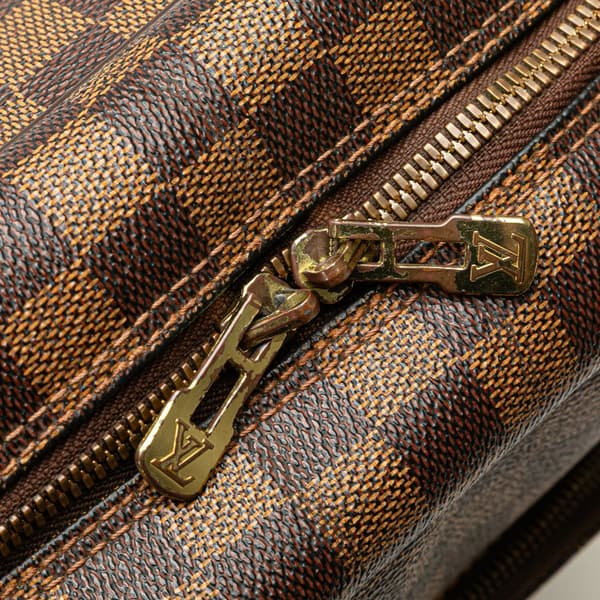 Pre-owned Louis Vuitton Damier Ebene Olav MM Brown