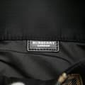 Miniatyrbild 5 av 10: Pre-owned Burberry House Check Canvas and Nylon Crossbody Black
