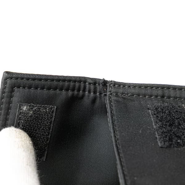 Pre-owned Burberry House Check Canvas and Nylon Crossbody Black