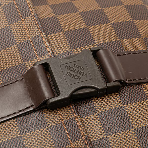 Pre-owned Louis Vuitton Damier Ebene Pochette Melville Brown