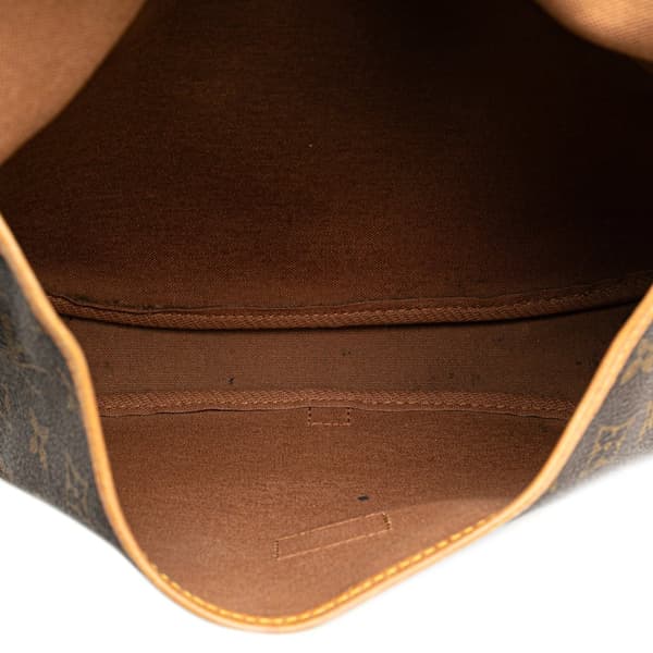 Pre-owned Louis Vuitton Monogram Saumur 30 Brown