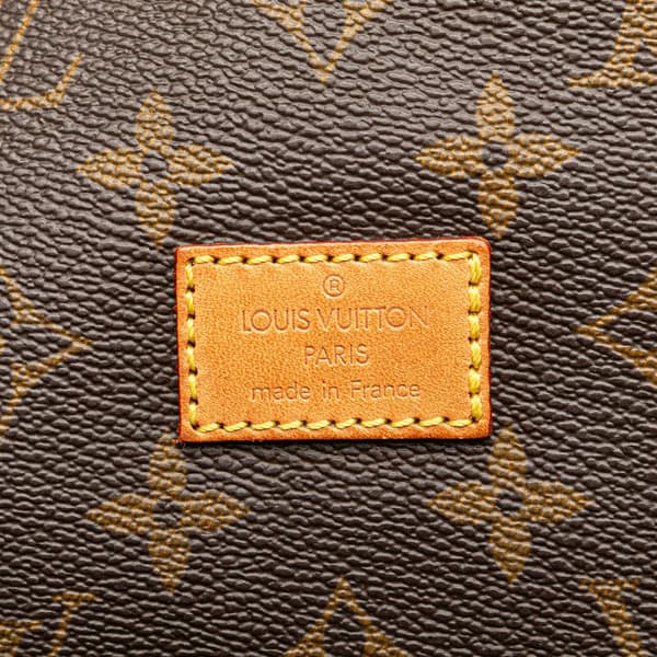 Pre-owned Louis Vuitton Monogram Saumur 30 Brown