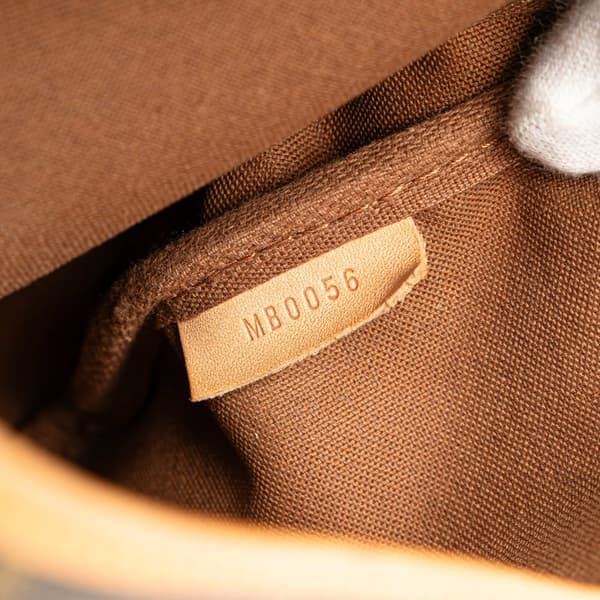 Pre-owned Louis Vuitton Monogram Saumur 30 Brown