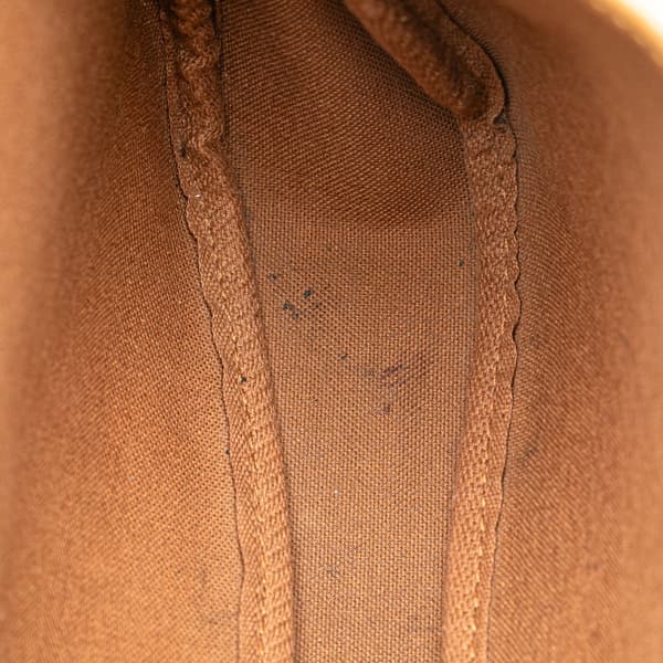 Pre-owned Louis Vuitton Monogram Saumur 30 Brown
