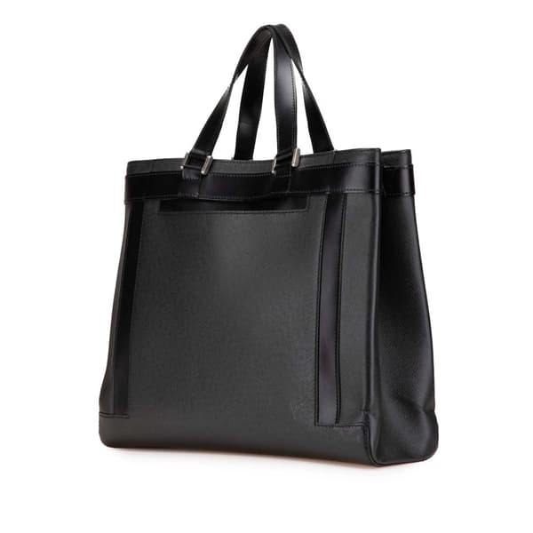 Pre-owned Louis Vuitton Taiga Kasbek PM Black
