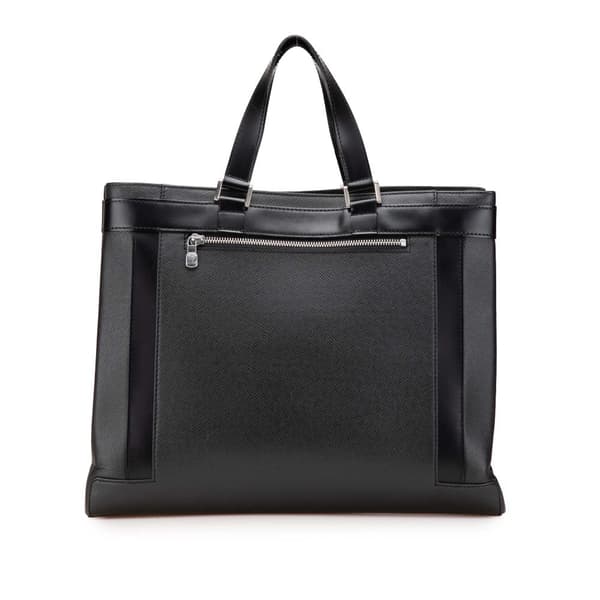 Pre-owned Louis Vuitton Taiga Kasbek PM Black