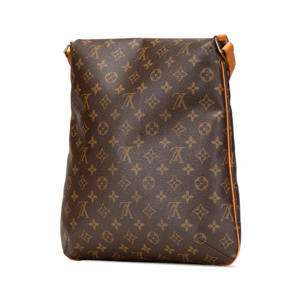 Pre-owned Louis Vuitton Monogram Musette Salsa GM Brown