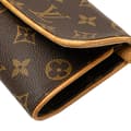 Miniatyrbilde 10 av 10: Pre-owned Louis Vuitton Monogram Pochette Twin PM Brown