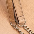 Miniatyrbilde 8 av 10: Pre-owned Gucci Interlocking G Dollar Calfskin Wallet on Chain Brown