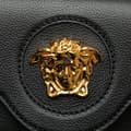 Pikkukuva 7 / 10: Pre-owned Versace Grained Calfskin La Medusa Crossbody Black