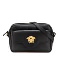 Pikkukuva 1 / 10: Pre-owned Versace Grained Calfskin La Medusa Crossbody Black