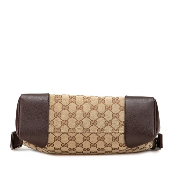 Pre-owned Gucci GG Canvas Crossbody Brown